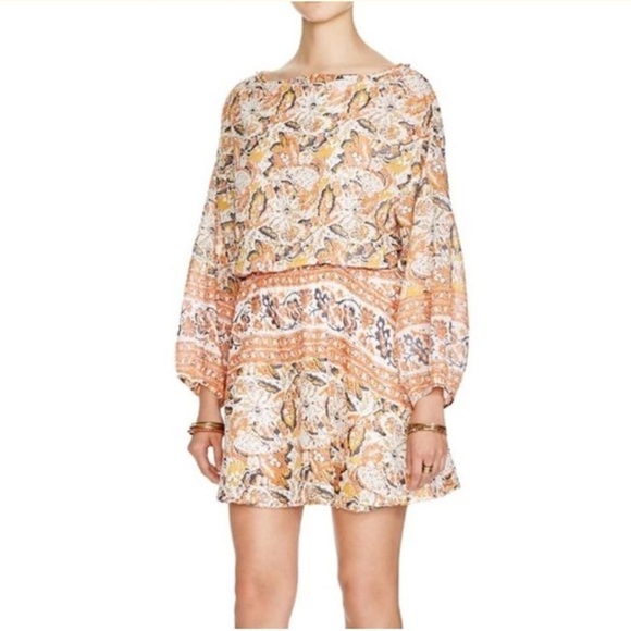 Free People Cut Away Silver Sun Mini Dress - Picture 4 of 9